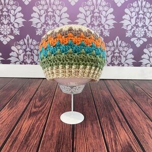 Crochet Colorful Winter Hat